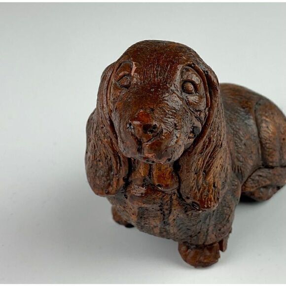 Vintage Cocker Spaniel Droopy Earred Dog Figurine BU0604 - Picture 2 of 9